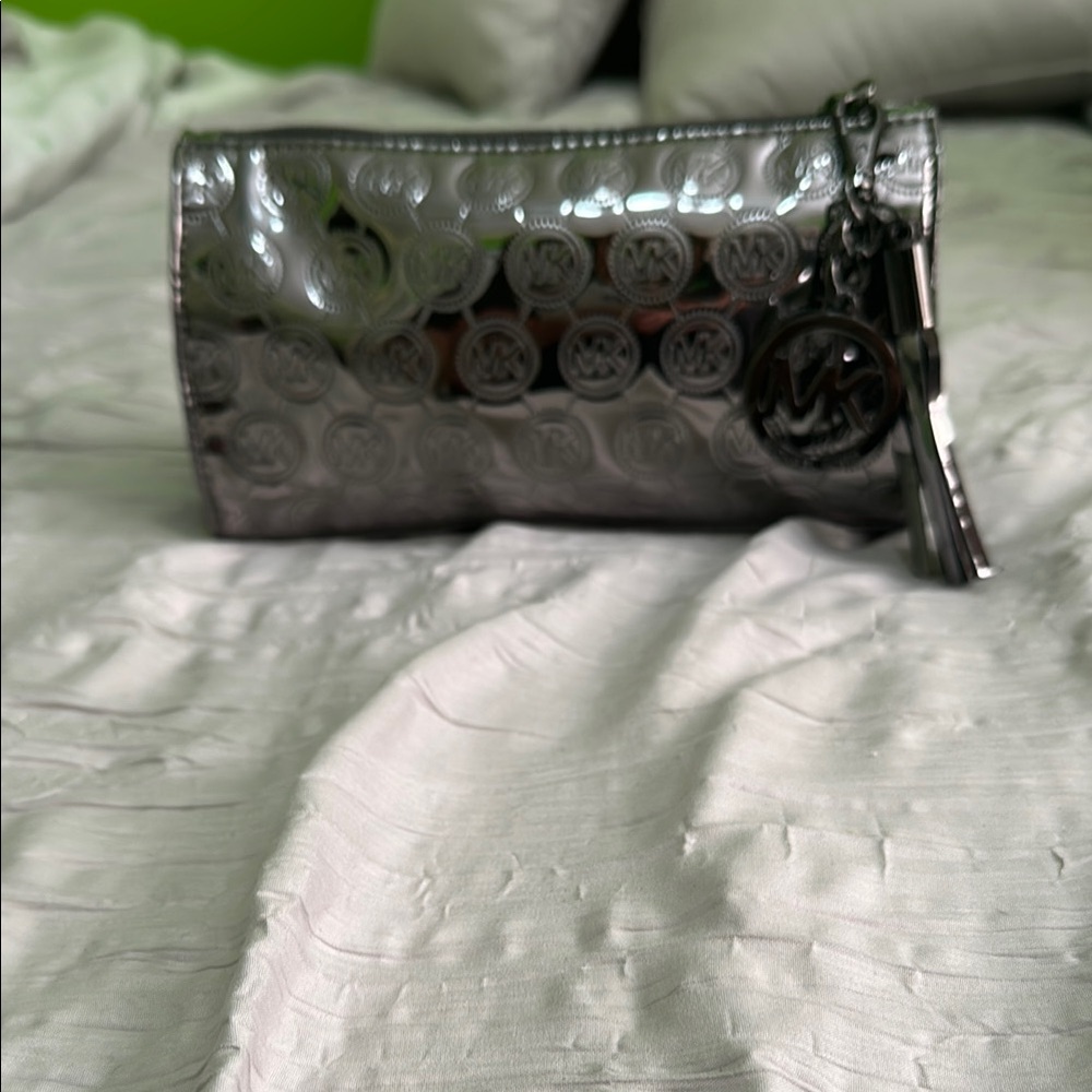 Michael Kors Silver Designer Clutch or Bag